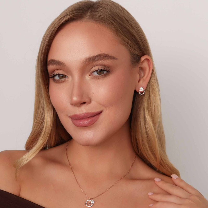 Blooming Circle Earrings