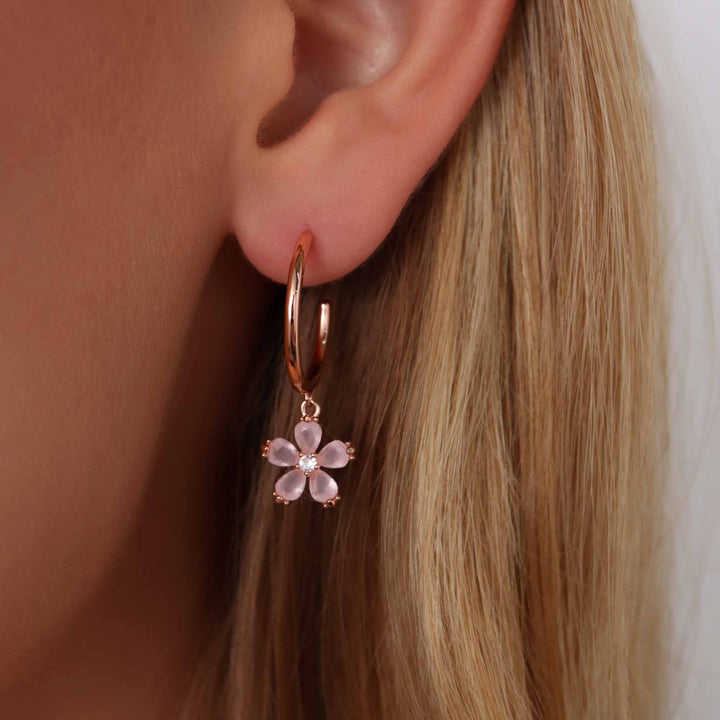 Peach Blossom Hoop