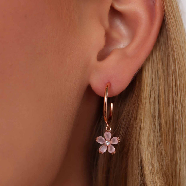Peach Blossom Hoop