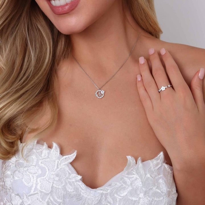 Letter Necklace - Silver