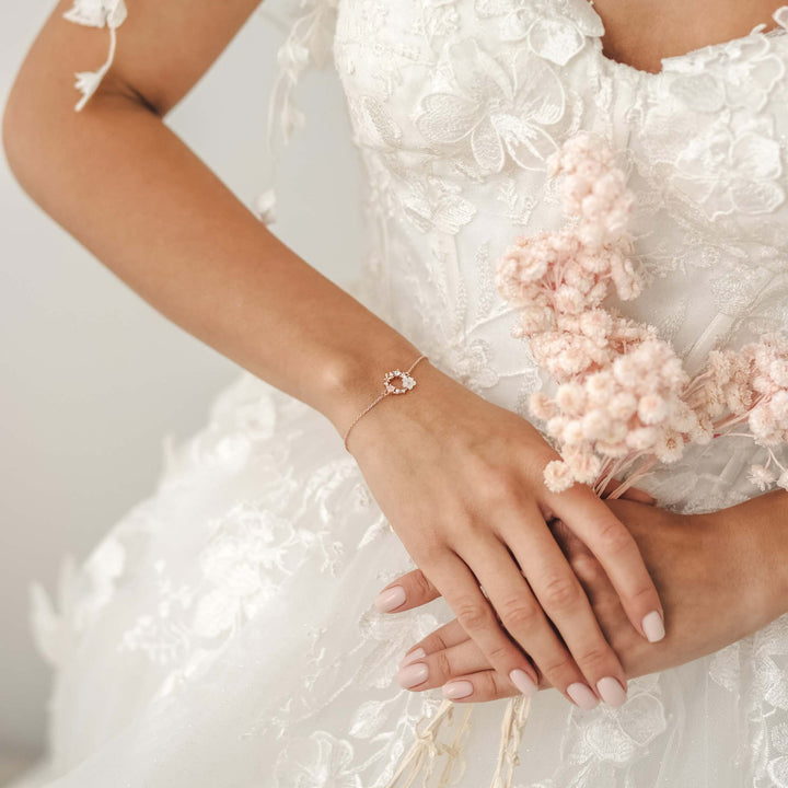 Spring Flower Bracelet Rose Gold