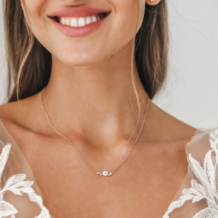 Sparkle Necklace Rose Gold