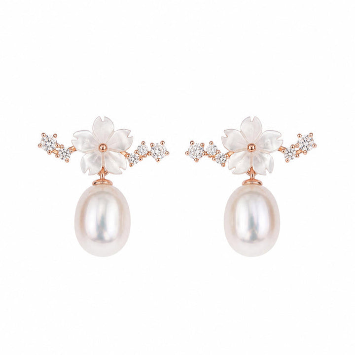 Sparkle Pearl Earrings