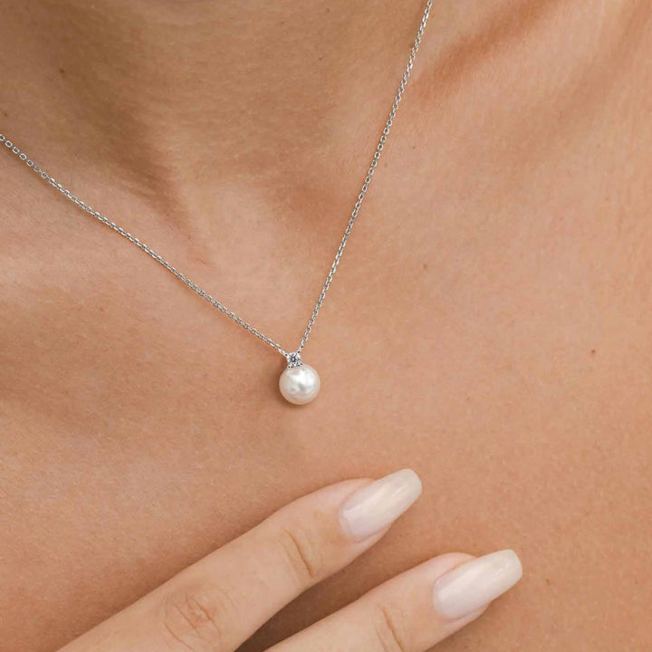 Perla Necklace - Silver
