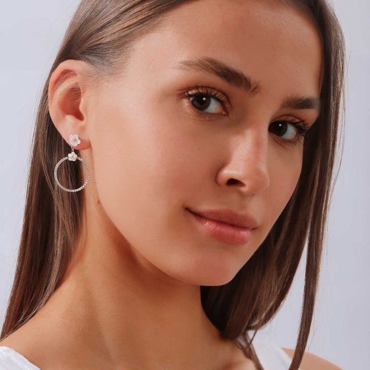 Shine Earrings Rose Gold