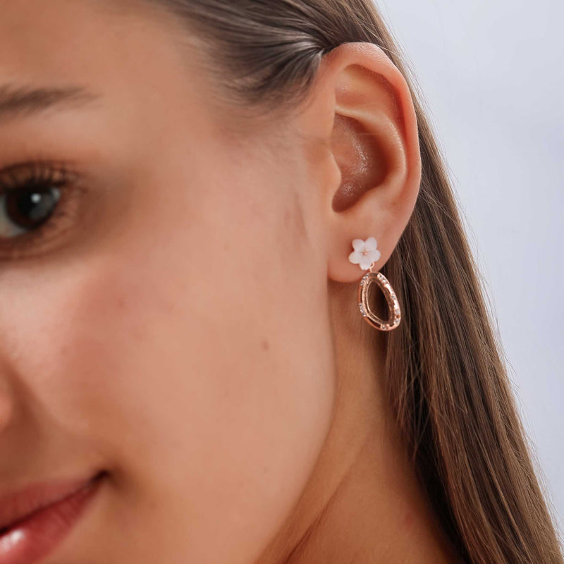 Amour Earrings Rose Gold