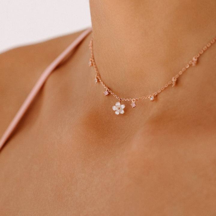 Lia Necklace Rose Gold