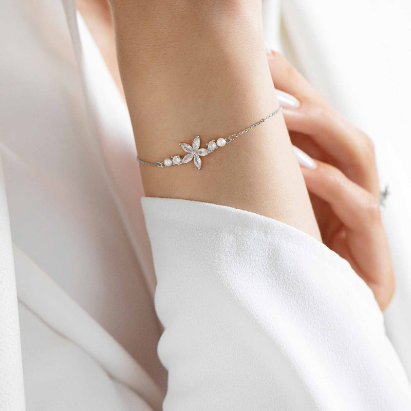 Fleur Bracelet - Silver