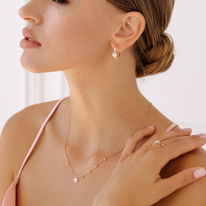 Lia Necklace Rose Gold